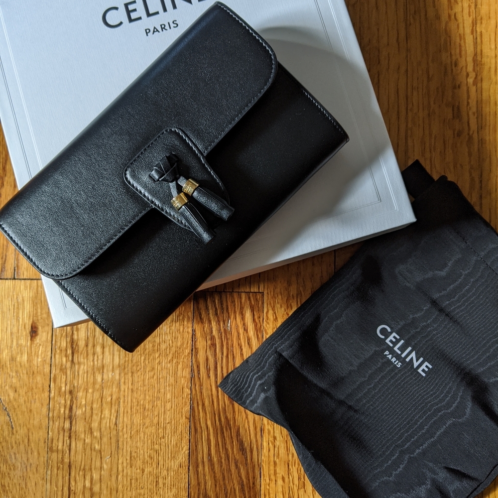 Celine Tassell Wallet with strap